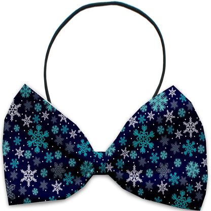 Christmas Pet, Dog and Cat Bow Ties, "Winter Wonderland *Available in 10 different pattern options!*