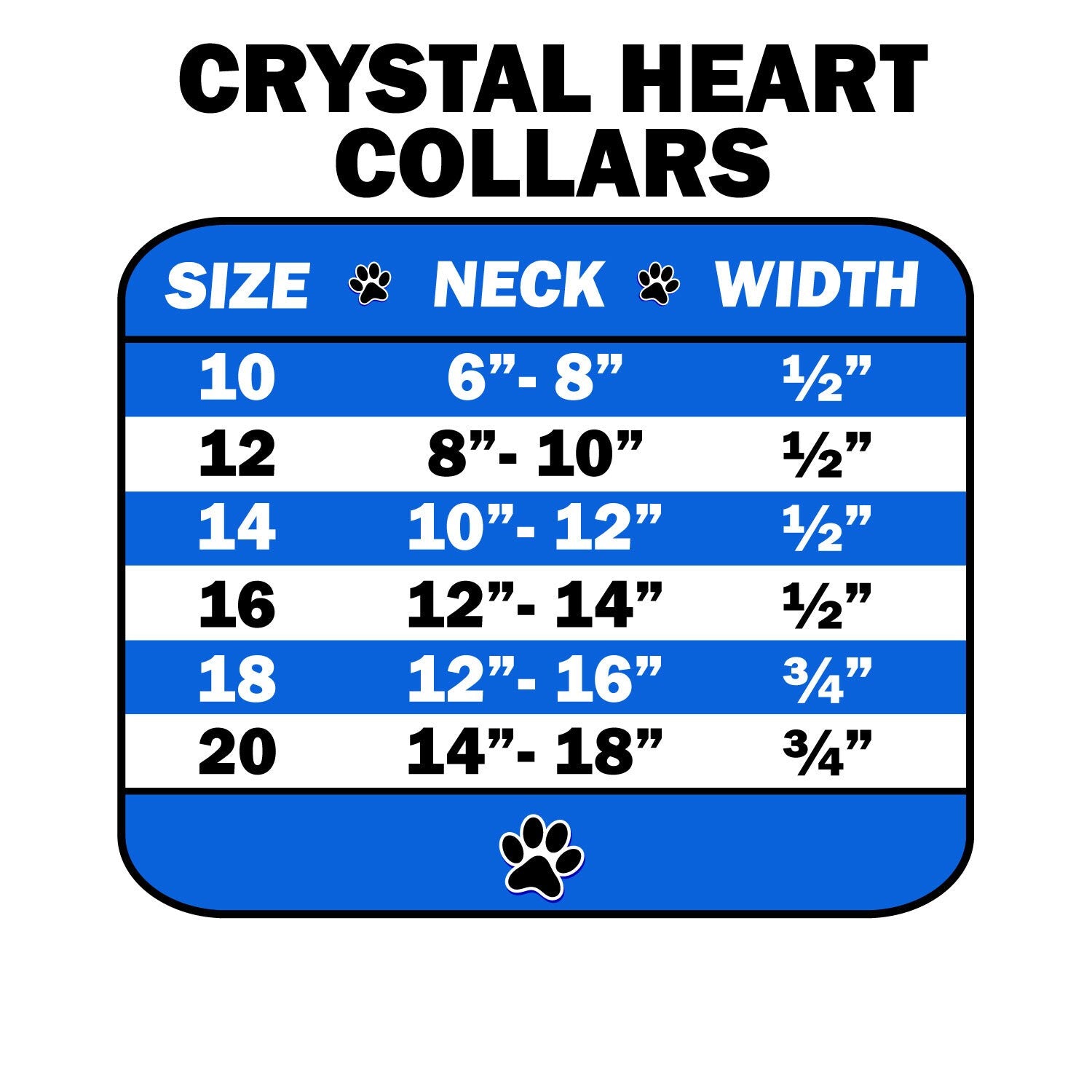 Dog, Puppy & Pet Designer Croc Collar, "Crystal Heart"