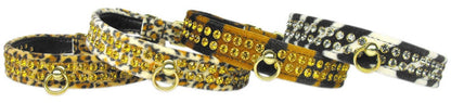 Dog, Puppy and Pet Collar, "Animal Print Jungle King"