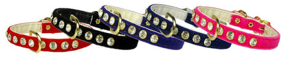 Dog, Puppy & Pet Collar, "#16 Crystal Velvet"