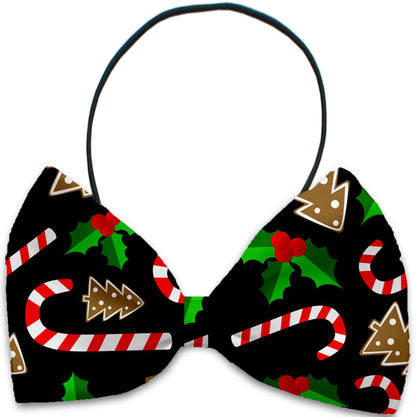 Christmas Pet, Dog and Cat Bow Ties, "Christmas Carols Group" (Choose from 10 different patterns!)