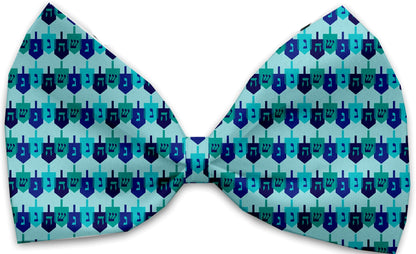 Hanukkah Pet, Dog and Cat Bow Ties, "Happy Hanukkah Group" (Choose from 8 different patterns!)