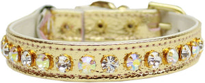 Cat Safety Collar, "One Row Rhinestone Deluxe"
