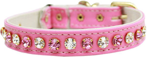 Cat Safety Collar, "One Row Rhinestone Deluxe"