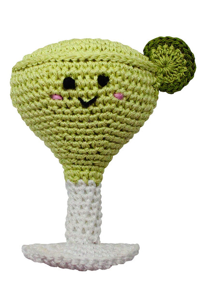 Knit Knacks Organic Cotton Pet, Dog Toy, "Beverages Group" (Choose from 9 different options!)