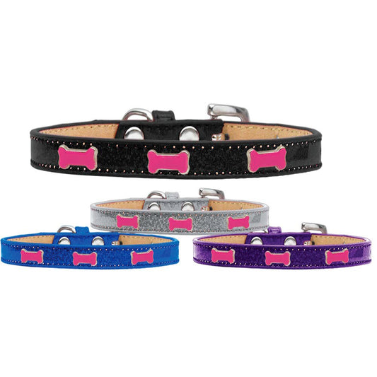 Dog, Puppy & Pet Widget Ice Cream Collar, "Pink Bone"