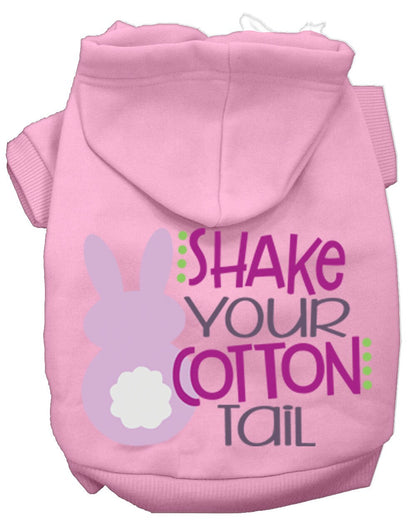 Pet, Dog & Cat Hoodie Screen Printed, "Shake Your Cotton Tail"