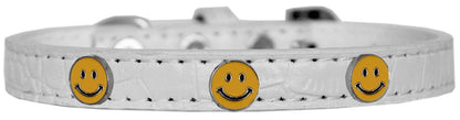 Dog, Puppy & Pet Designer Croc Widget Collar, "Happy Face"