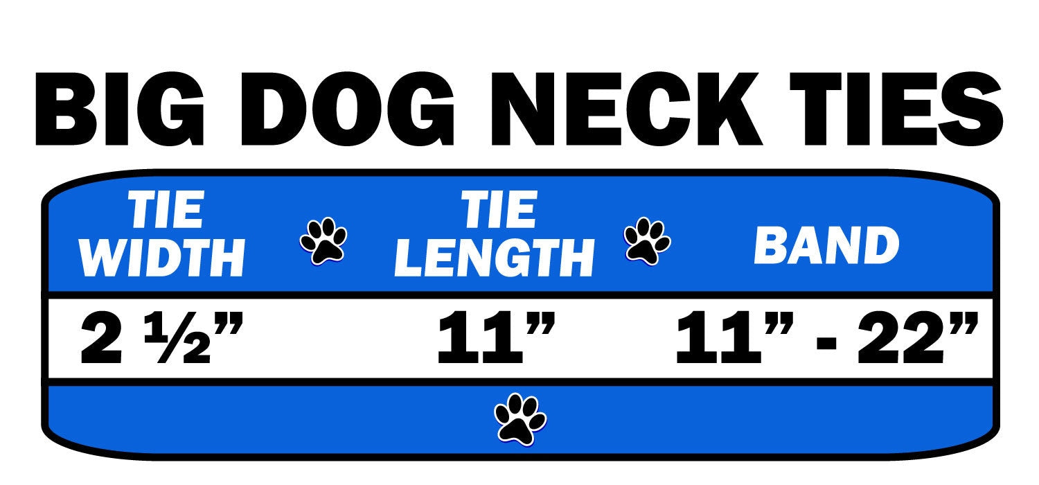Christmas Big Dog Neck Ties, "Christmas Group" (Choose from 4 print options!)