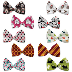 Pet, Dog and Cat Bow Ties, "Dapper Dogs Group" *Available in 10 different pattern options!*