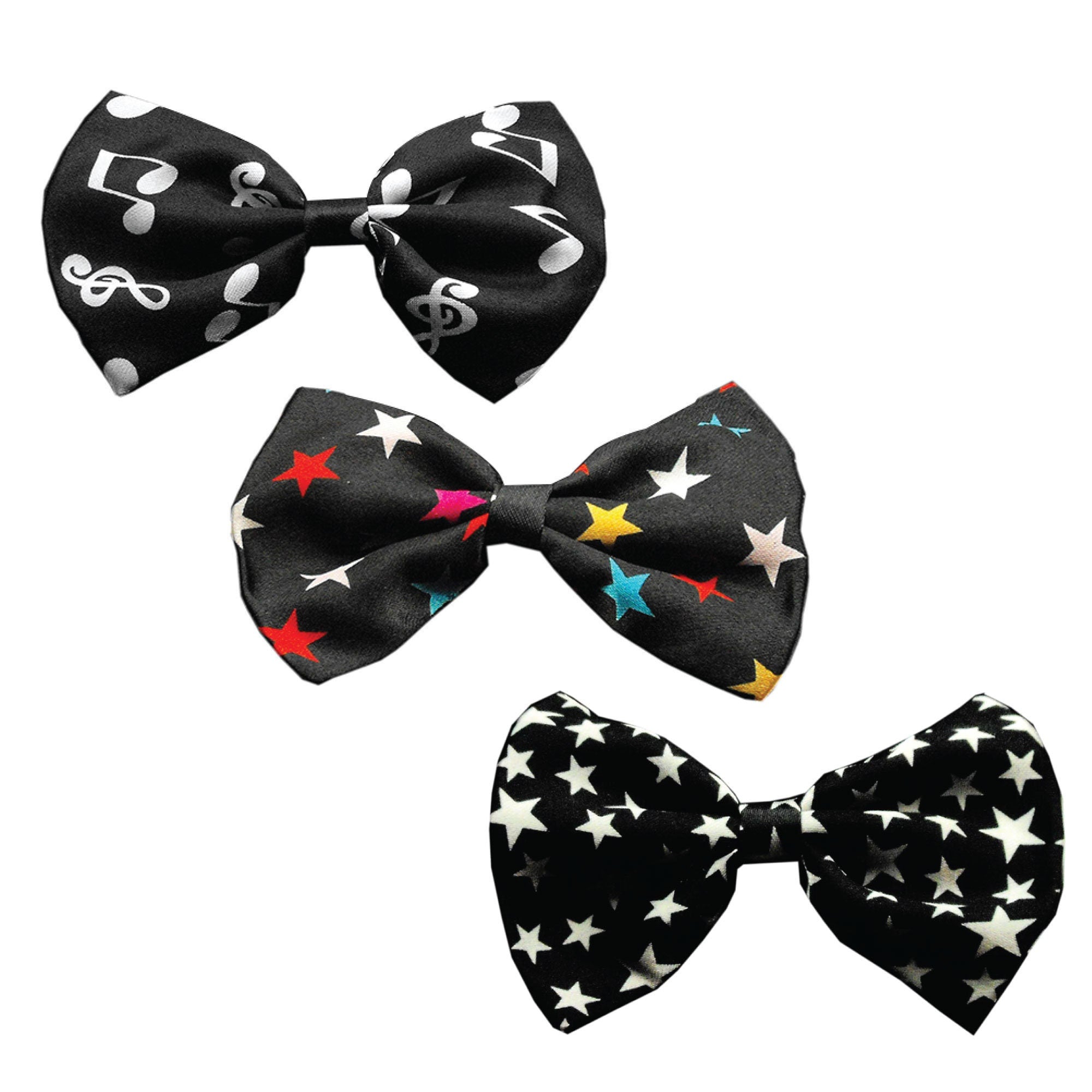 Pet, Dog and Cat Bow Ties, "Music and Stars Group" *Choose from 3 different options!*