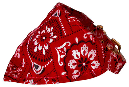 Pet and Dog Bandana Collar, "Western Group" *Choose from: Red Western or Blue Western*