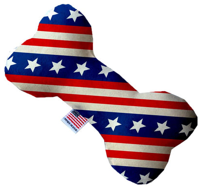 Pet and Dog Canvas or Plush Heart or Bone Toy, "Independence Day Group" (Available in different sizes, and 9 different pattern options!)