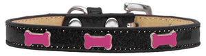 Dog, Puppy & Pet Widget Ice Cream Collar, "Pink Bone"
