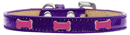 Dog, Puppy & Pet Widget Ice Cream Collar, "Pink Bone"