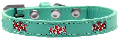 Dog, Puppy & Pet Widget Fashion Collar, "Peppermint"