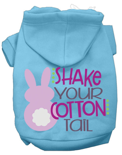 Pet, Dog & Cat Hoodie Screen Printed, "Shake Your Cotton Tail"