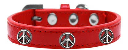 Dog, Puppy and Pet Widget Fashion Collar, "Peace Sign"