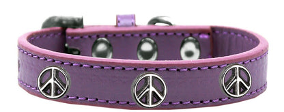 Dog, Puppy and Pet Widget Fashion Collar, "Peace Sign"