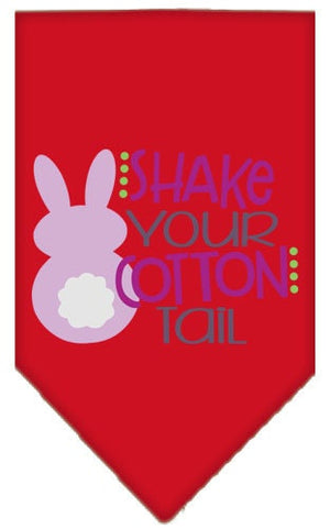 Pet and Dog Bandana Screen Printed, "Shake Your Cotton Tail"