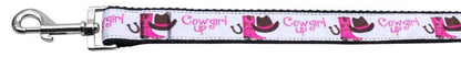 Pet Dog & Cat Nylon Collar or Leash, "Cowgirl Up"