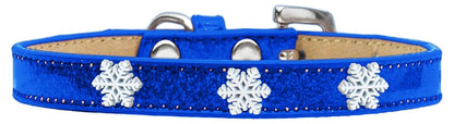 Dog, Puppy & Pet Widget Ice Cream Collar, "Snowflakes"