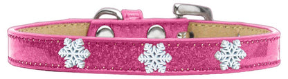 Dog, Puppy & Pet Widget Ice Cream Collar, "Snowflakes"