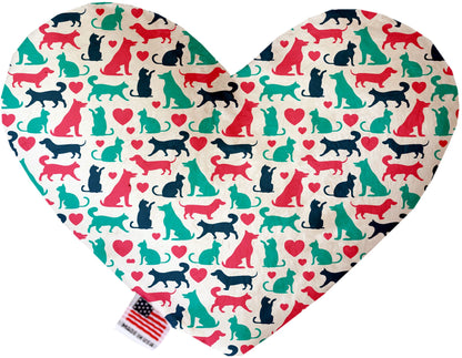 Pet & Dog Canvas or Plush Heart or Bone Toy, "Westie World Group" (Available in different sizes, and 4 different pattern options!)