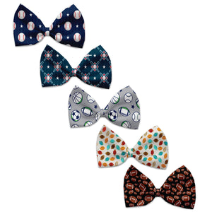 Pet, Dog and Cat Bow Ties, "Sports Group" *Available in 5 different pattern options!*