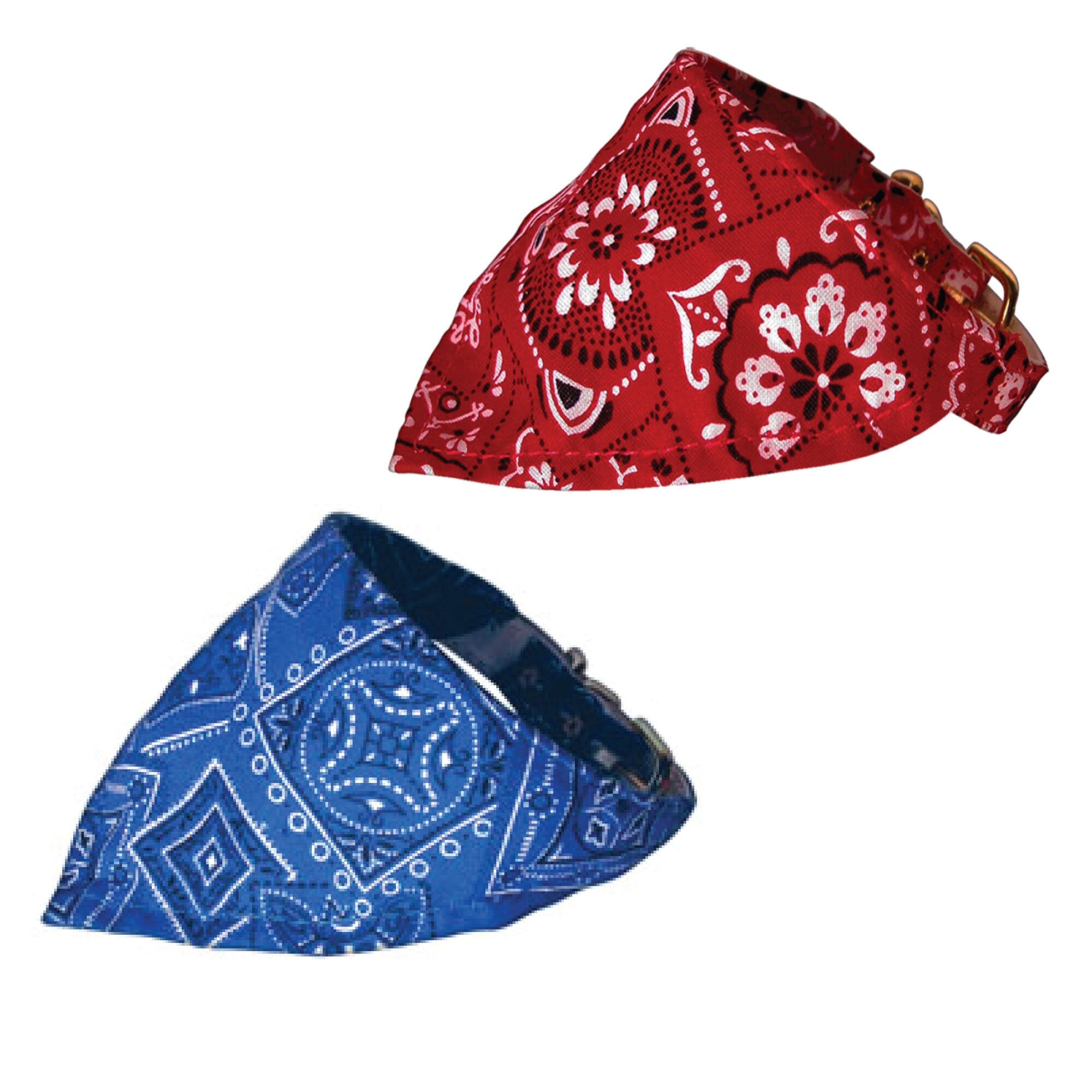 Pet and Dog Bandana Collar, "Western Group" *Choose from: Red Western or Blue Western*
