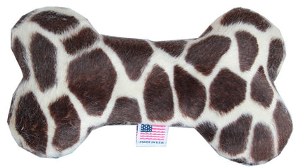 Pet and Dog Plush 6" Bone Toy, "Animal Print Group" (Available in 9 Animal Print options!)