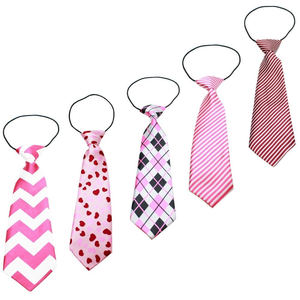 Valentine's Day Big Dog Neck Ties, "Sweetheart Group" (Choose from 5 options!)