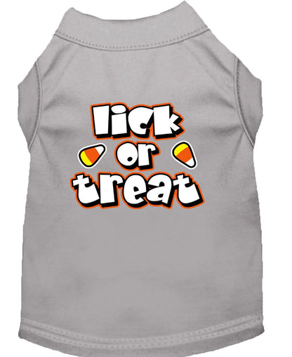 Halloween Pet Dog & Cat Shirt Screen Printed, "Lick or Treat"