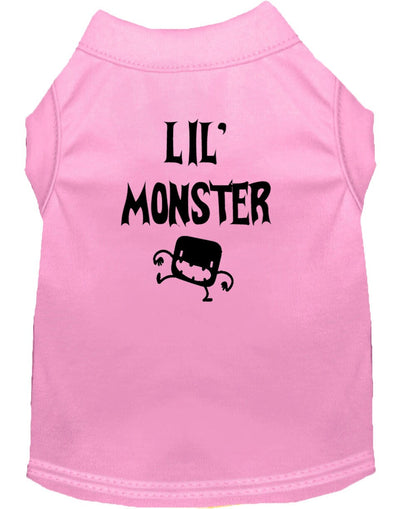 Halloween Pet Dog & Cat Shirt Screen Printed, "Lil Monster"