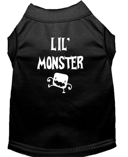 Halloween Pet Dog & Cat Shirt Screen Printed, "Lil Monster"