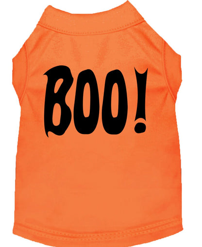 Halloween Pet Dog & Cat Shirt Screen Printed, "Boo!"