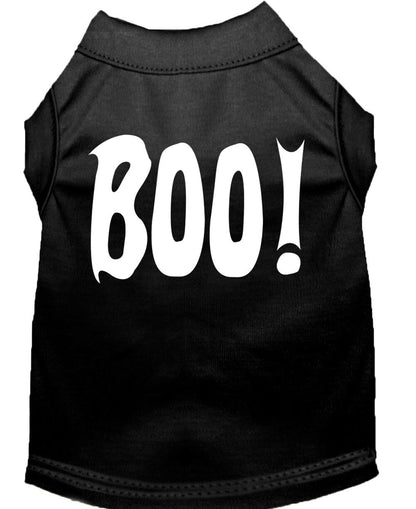 Halloween Pet Dog & Cat Shirt Screen Printed, "Boo!"