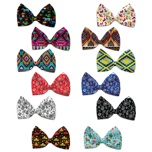 Pet, Dog and Cat Bow Ties, &quot;Wild West Group&quot; *Available in 12 different pattern options!*