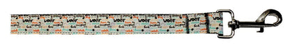 Pet Dog & Cat Nylon Collar or Leash, "Woofs A Lot"