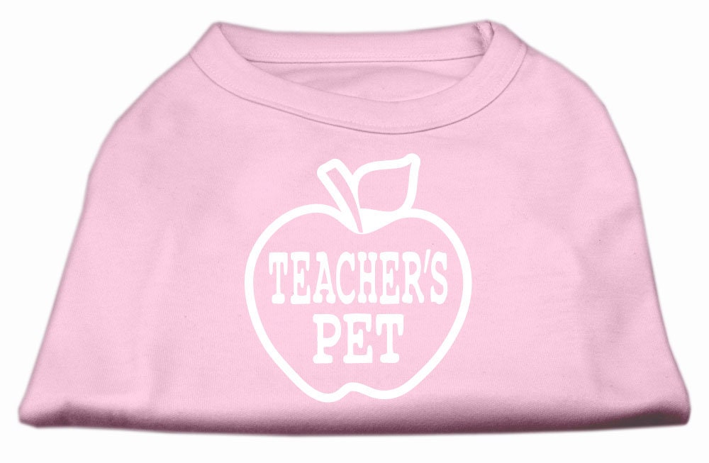 Pet Dog & Cat Shirt Screen Printed, "Teacher's Pet"