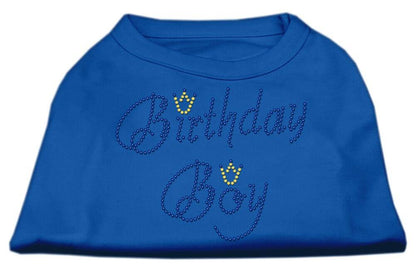 Pet Dog & Cat Shirt Rhinestone, "Birthday Boy"