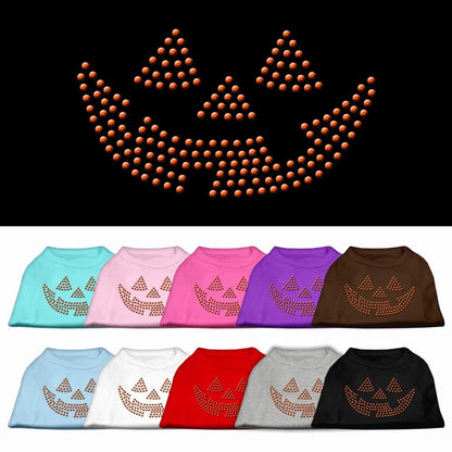 Halloween Pet Dog & Cat Shirt Rhinestone, "Jack O' Lantern"