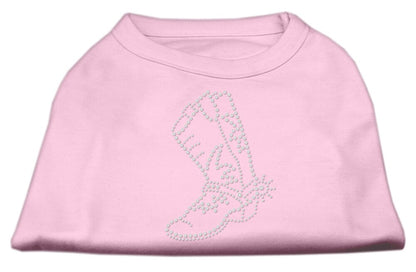 Pet Dog & Cat Shirt Rhinestone, "Boot"