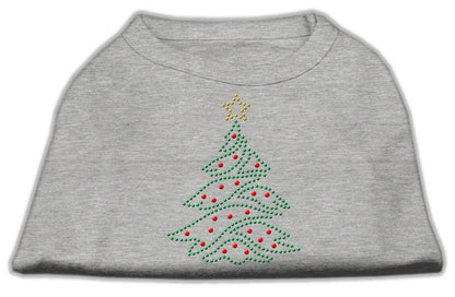 Christmas Pet Dog & Cat Shirt Rhinestone, "Christmas Tree"