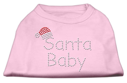 Christmas Pet Dog & Cat Shirt Rhinestone, "Santa Baby"