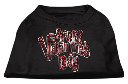 Pet Dog & Cat Shirt Rhinestone, "Happy Valentine's Day"