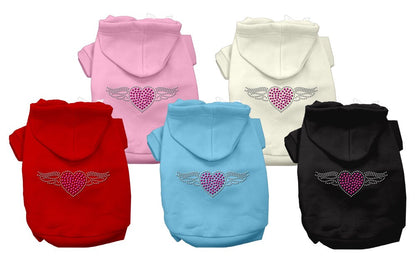 Pet, Dog & Cat Hoodie Rhinestone, "Aviator"