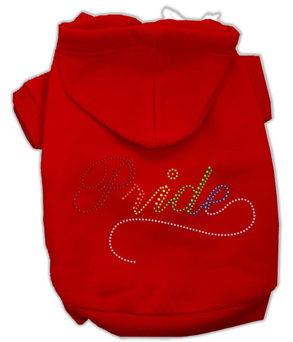 Pet, Dog & Cat Hoodie Rhinestone, "Rainbow Pride"