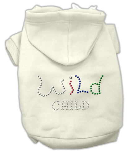 Pet, Dog & Cat Hoodie Rhinestone, "Wild Child"