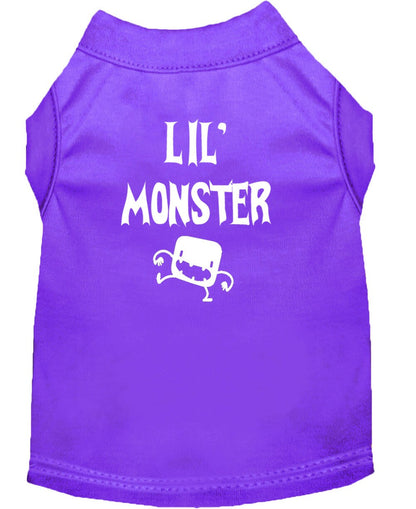 Halloween Pet Dog & Cat Shirt Screen Printed, "Lil Monster"